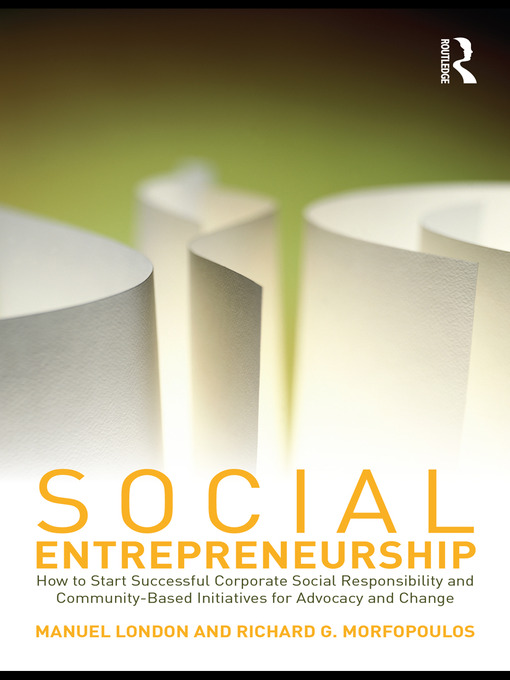 Title details for Social Entrepreneurship by Manuel London - Available